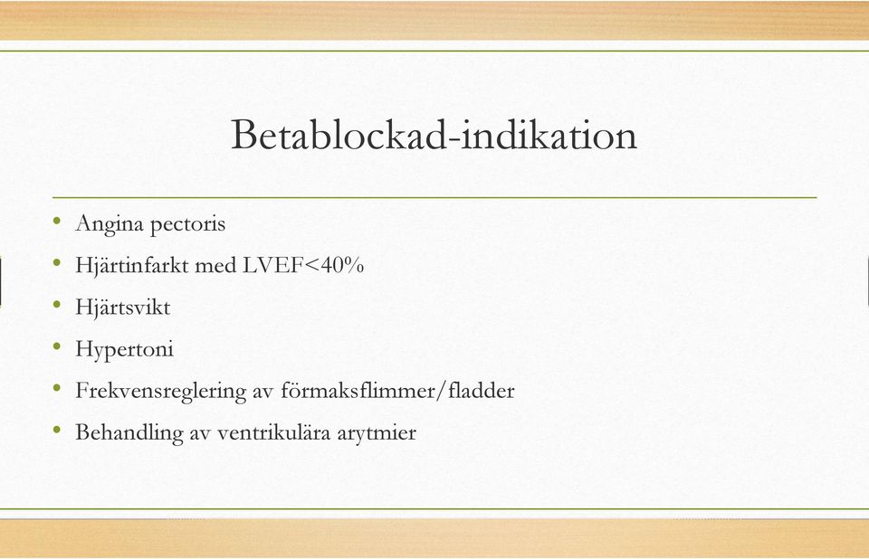 Hypertoni Frekvensreglering av