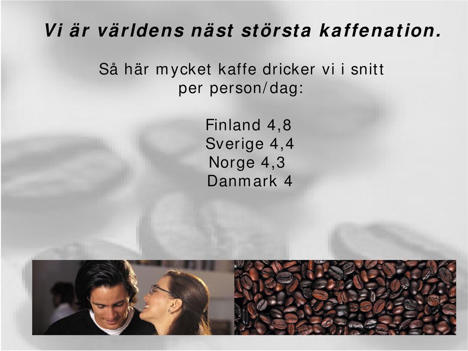 NORDIC: Så här mycket kaffe dricker