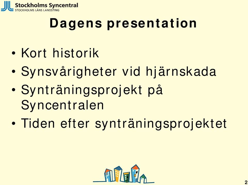 Synträningsprojekt på