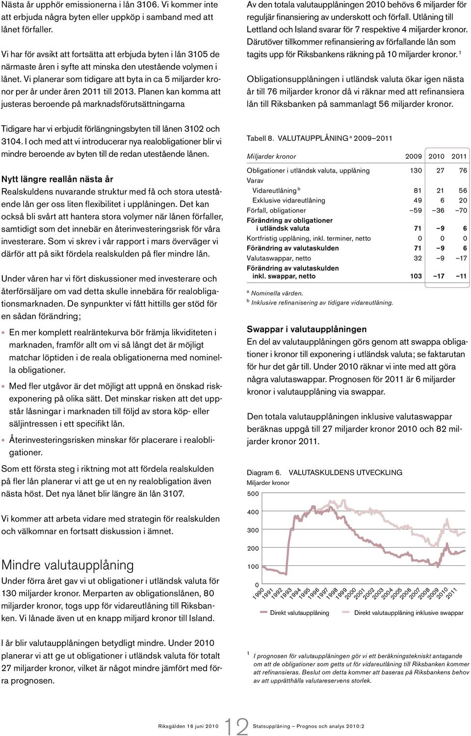 Vi planerar som tidigare att byta in ca 5 miljarder kronor per år under åren 211 till 213.