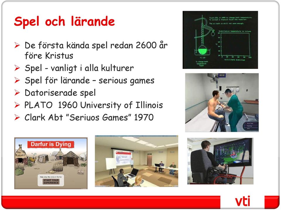 för lärande serious games Datoriserade spel PLATO