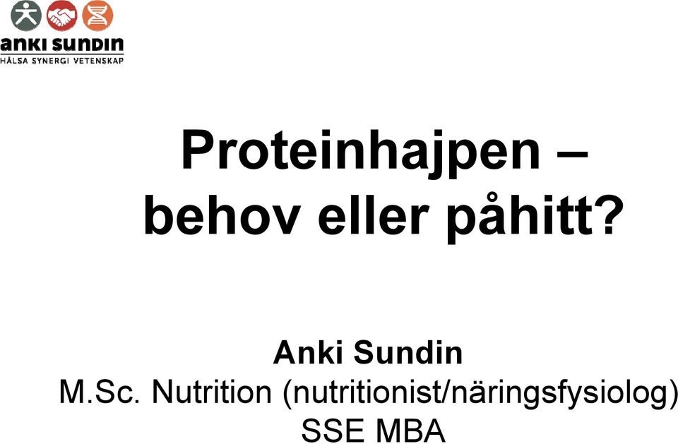 Anki Sundin M.Sc.