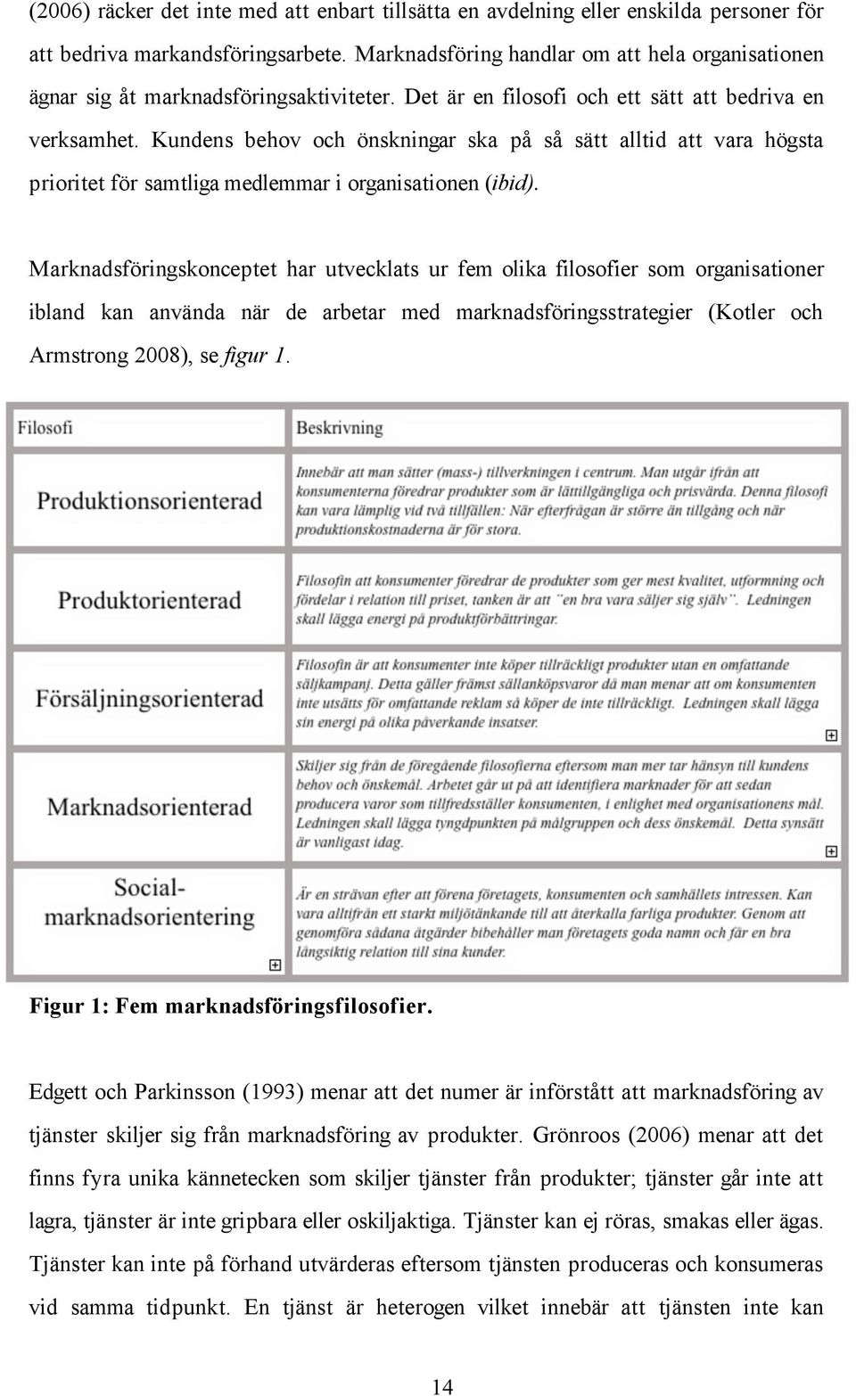 Kundens behov och önskningar ska på så sätt alltid att vara högsta prioritet för samtliga medlemmar i organisationen (ibid).