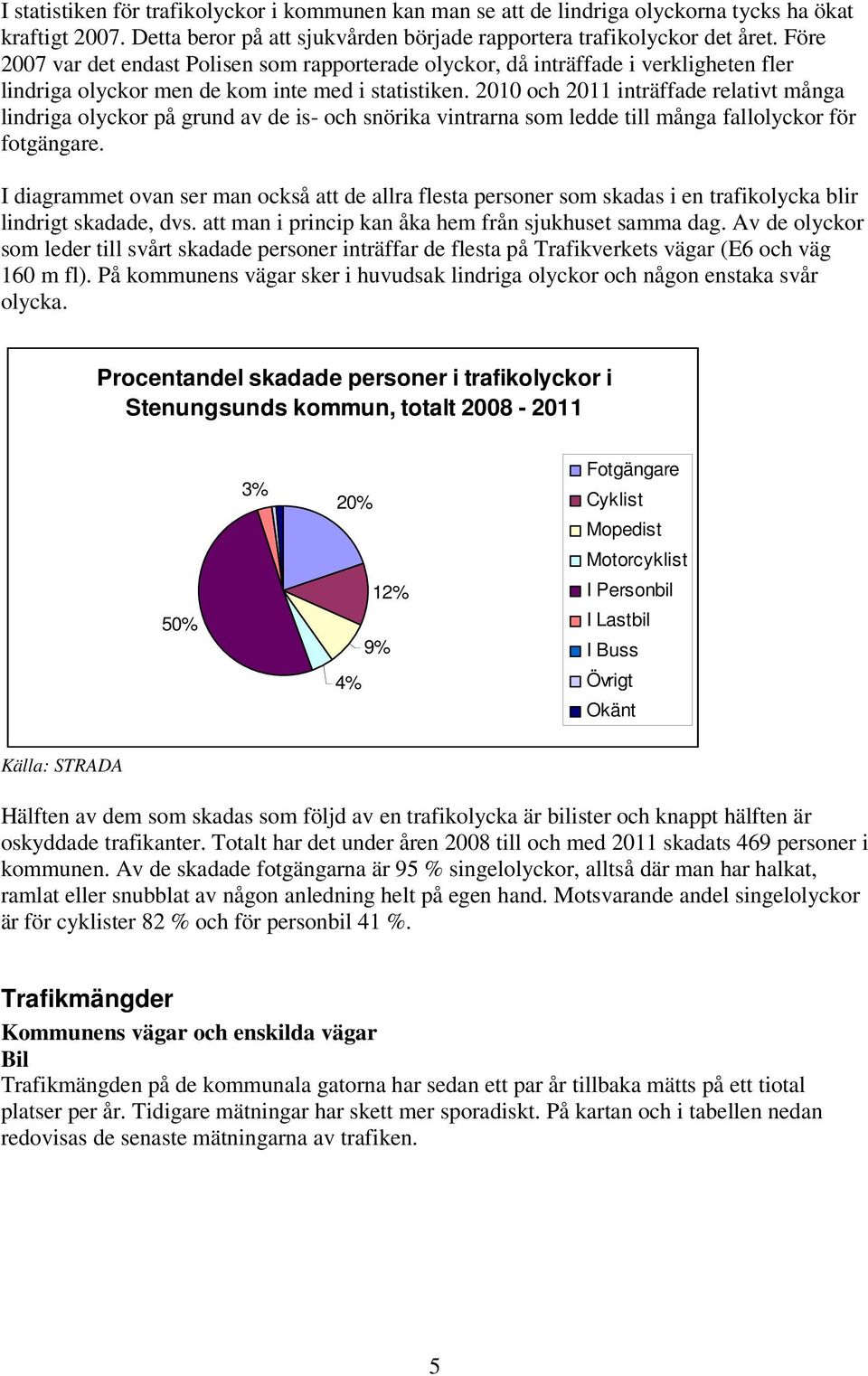 2010 och 2011 inträffade relativt många lindriga olyckor på grund av de is- och snörika vintrarna som ledde till många fallolyckor för fotgängare.