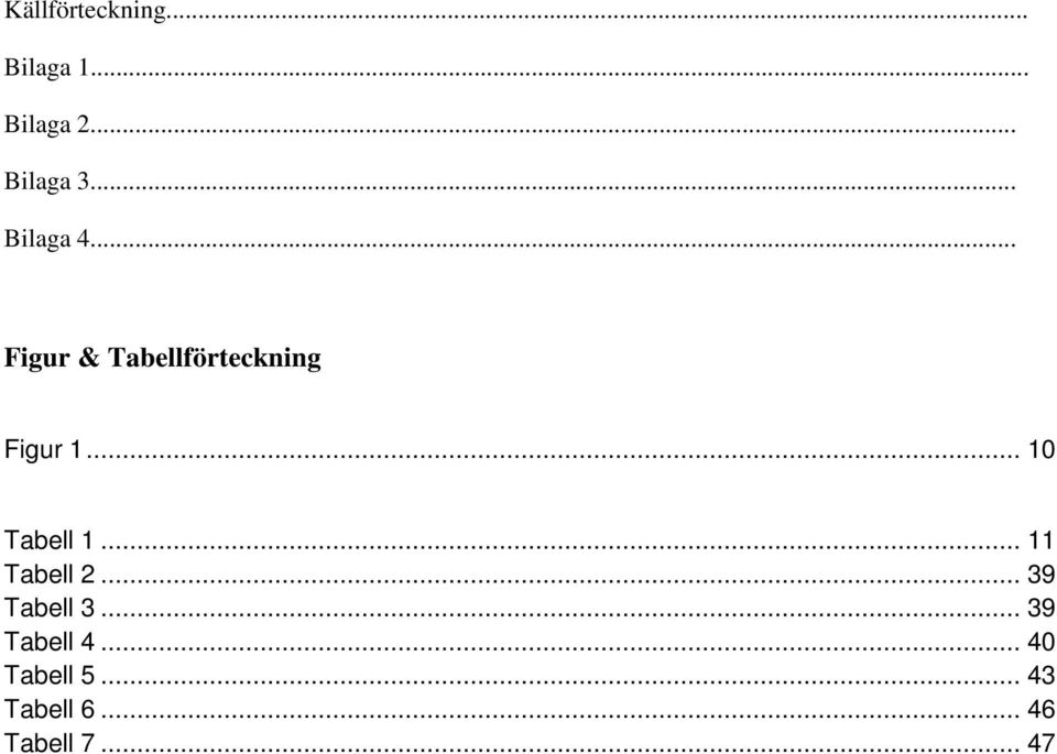 .. 10 Tabell 1... 11 Tabell 2... 39 Tabell 3.