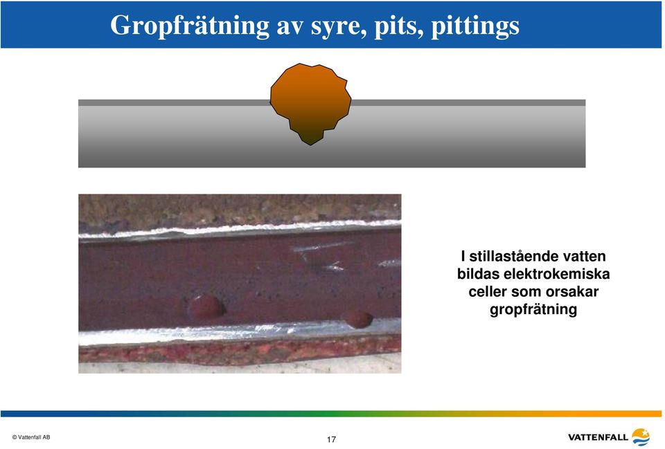 vatten bildas elektrokemiska