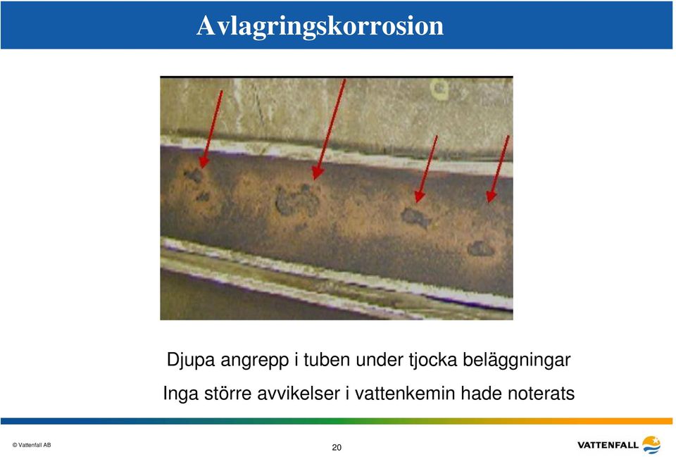beläggningar Inga större