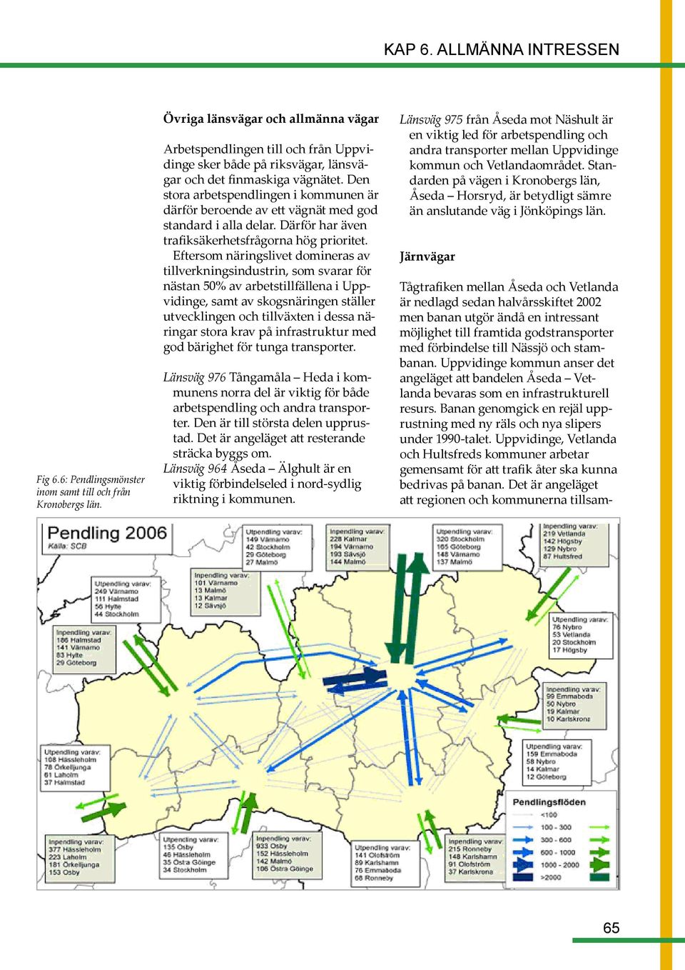 Den stora arbetspendlingen i kommunen är därför beroende av ett vägnät med god standard i alla delar. Därför har även trafiksäkerhetsfrågorna hög prioritet.