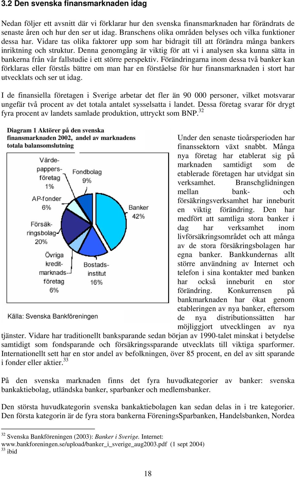 Denna genomgång är viktig för att vi i analysen ska kunna sätta in bankerna från vår fallstudie i ett större perspektiv.