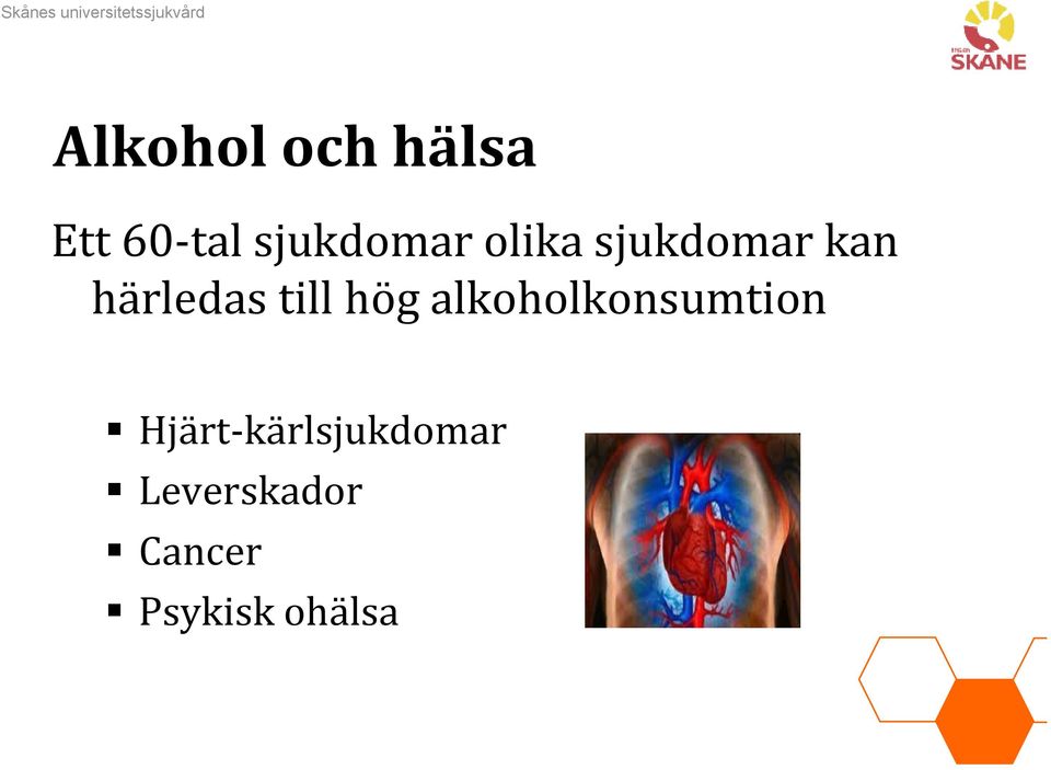 härledas till hög alkoholkonsumtion