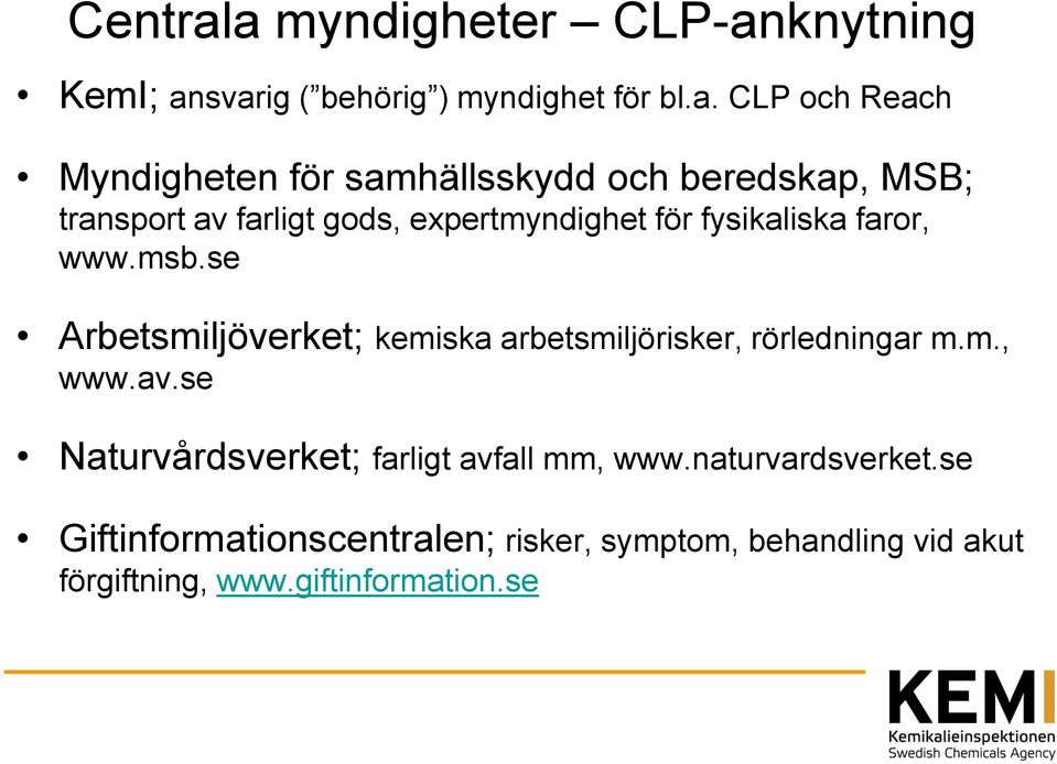 samhällsskydd och beredskap, MSB; transport av farligt gods, expertmyndighet för fysikaliska faror, www.msb.