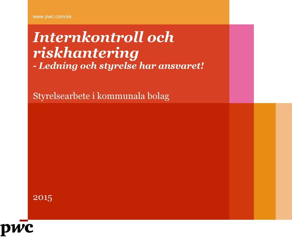 riskhantering - Ledning och