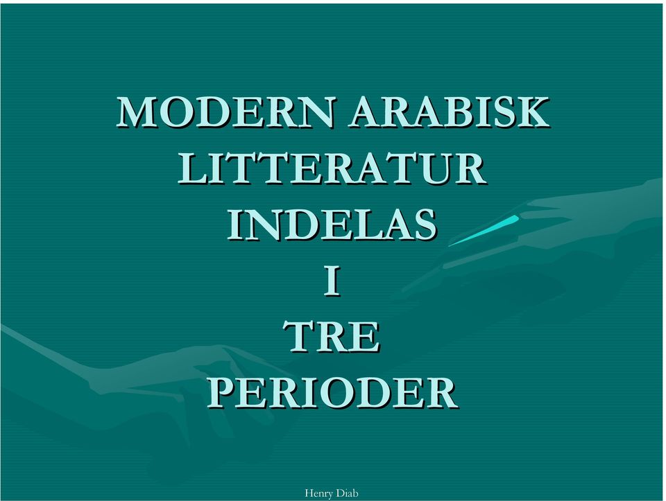 INDELAS I TRE