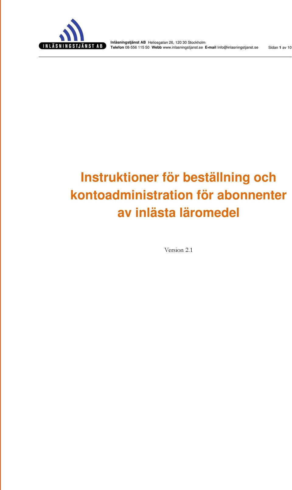 kontoadministration för