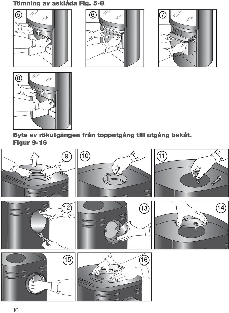 från topputgång till utgång