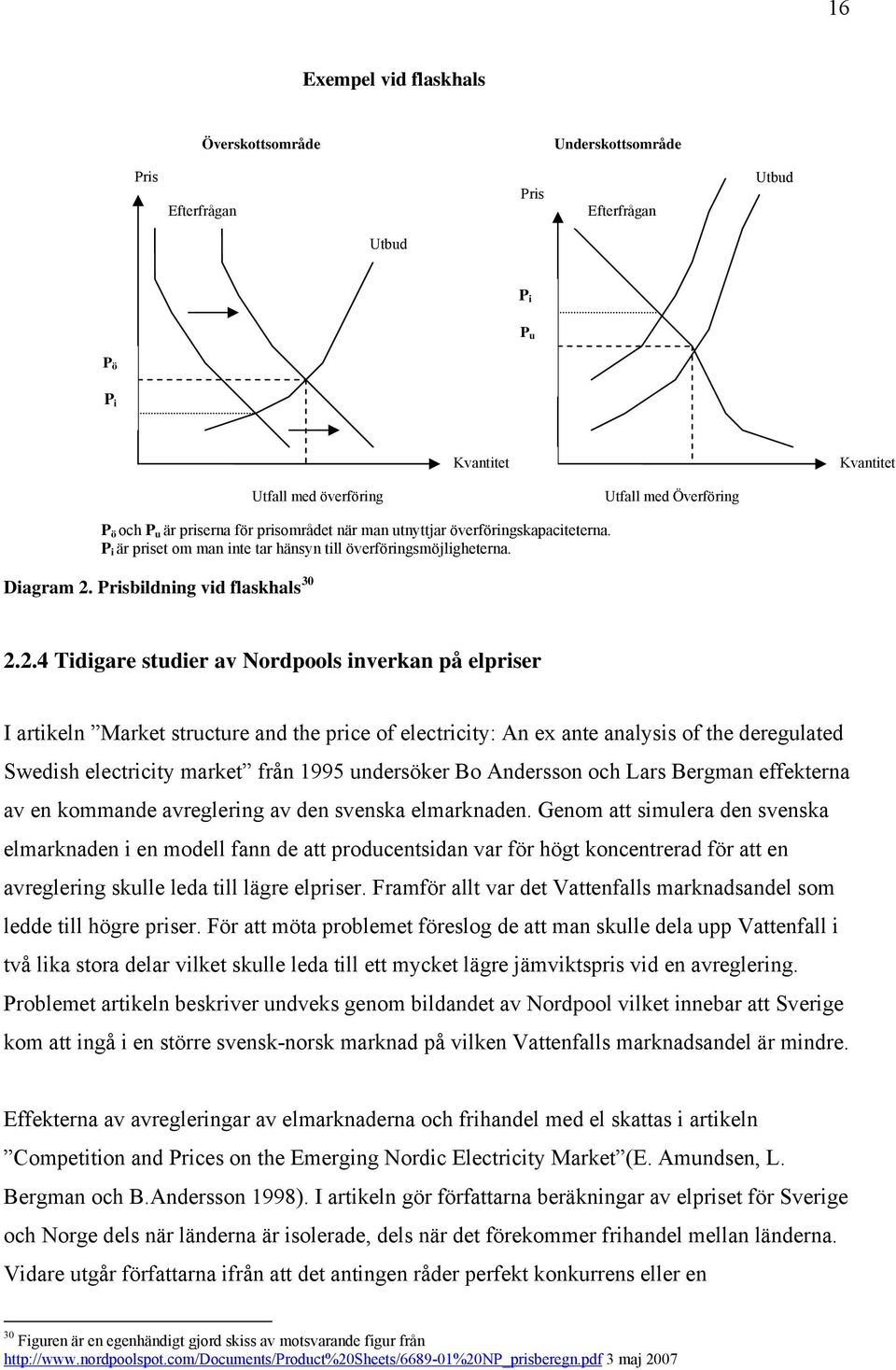 Prisbildning vid flaskhals 30 2.