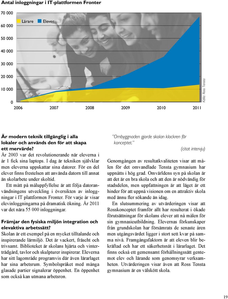 För en del elever finns frestelsen att använda datorn till annat än skolarbete under skoltid.