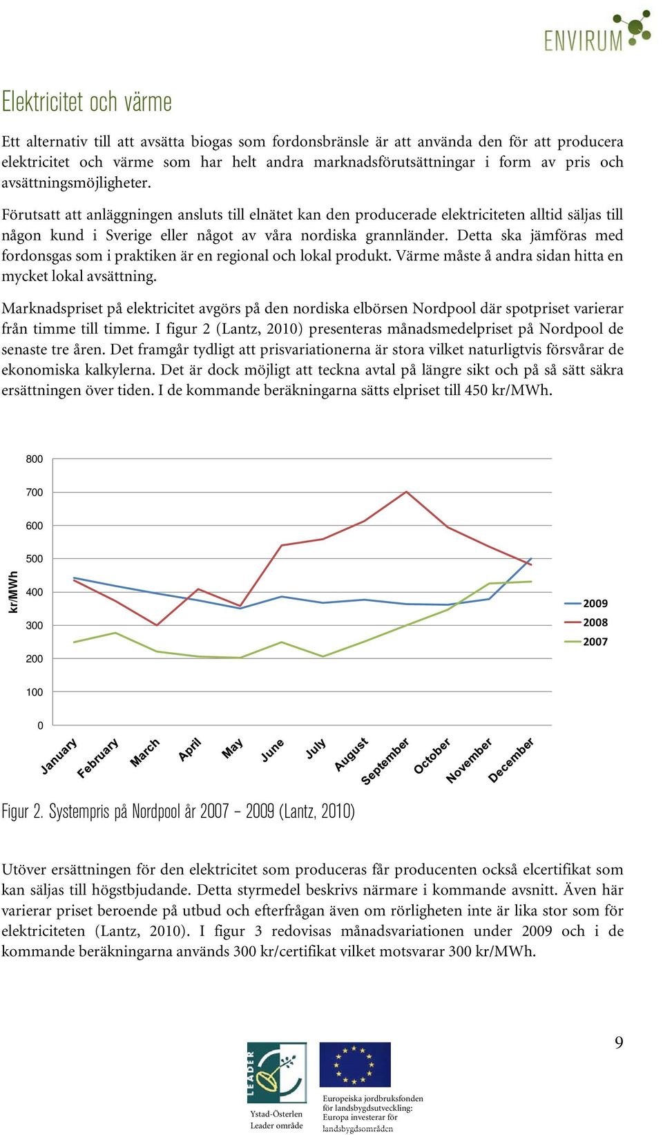 Detta ska jämföras med fordonsgas som i praktiken är en regional och lokal produkt. Värme måste å andra sidan hitta en mycket lokal avsättning.