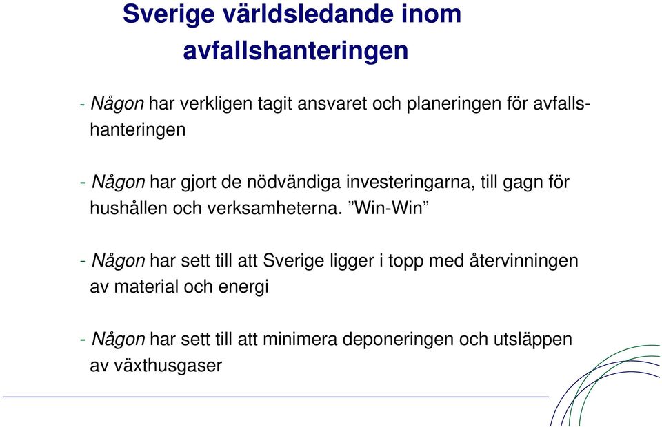 hushållen och verksamheterna.