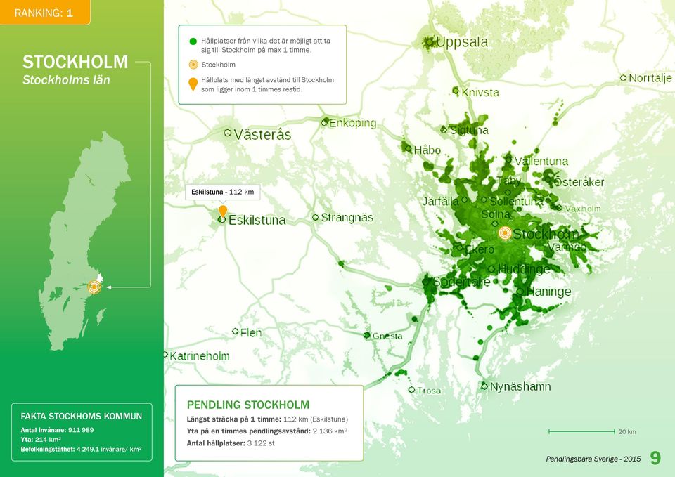 KOMMUN Antal invånare: 911 989 Yta: 214 km2 Befolkningstäthet: 4 249.