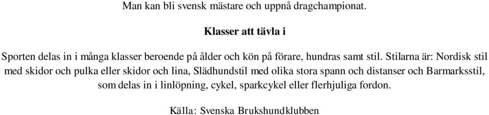 hundras samt stil.