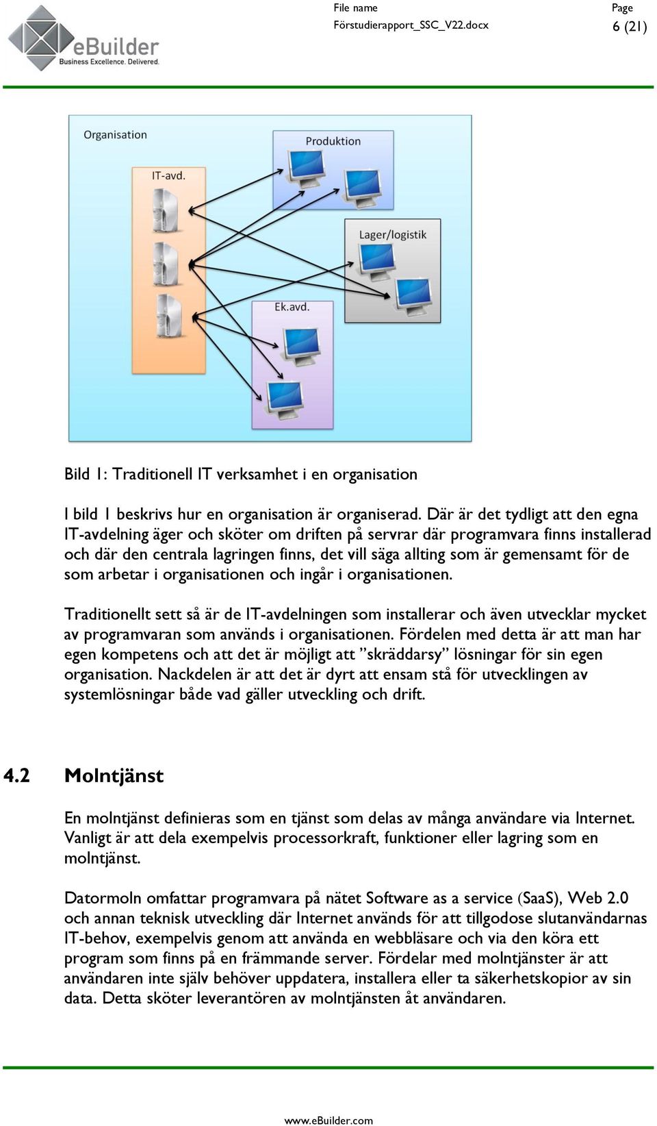 de som arbetar i organisationen och ingår i organisationen. Traditionellt sett så är de IT-avdelningen som installerar och även utvecklar mycket av programvaran som används i organisationen.