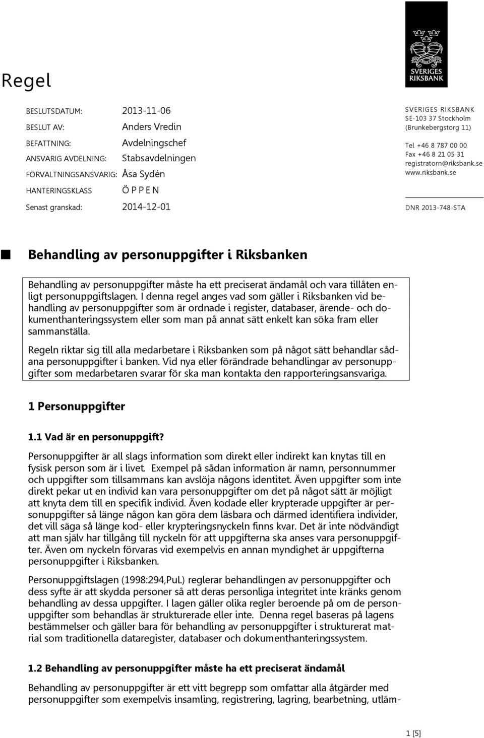 se www.riksbank.