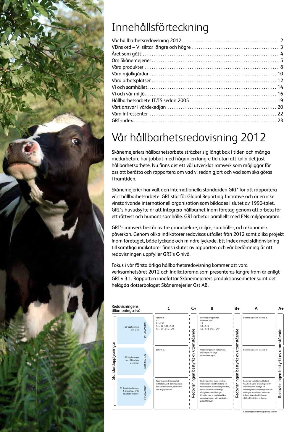 ..23 Vår hållbarhetsredovisning 2012 Skånemejeriers hållbarhetsarbete sträcker sig långt bak i tiden och många medarbetare har jobbat med frågan en längre tid utan att kalla det just hållbarhetsarbete.