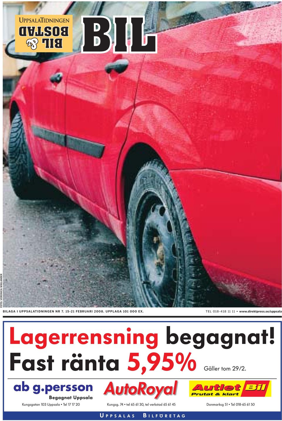 se/uppsala Lagerrensning begagnat! Fast ränta 5,95% Gäller tom 29/2.