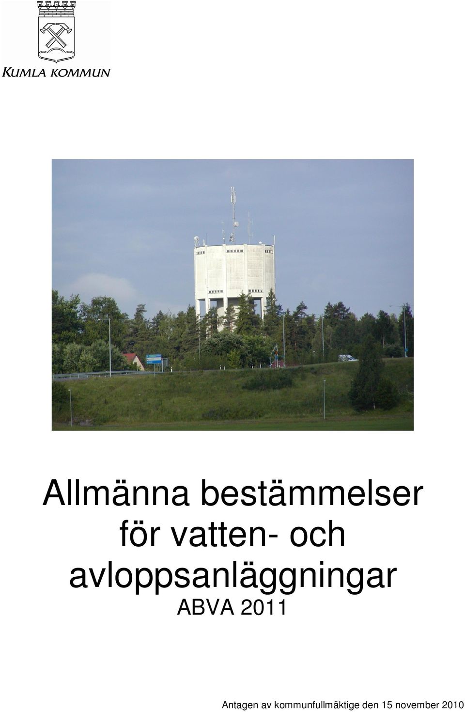 avloppsanläggningar ABVA 2011