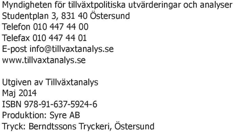 info@tillvaxtanalys.