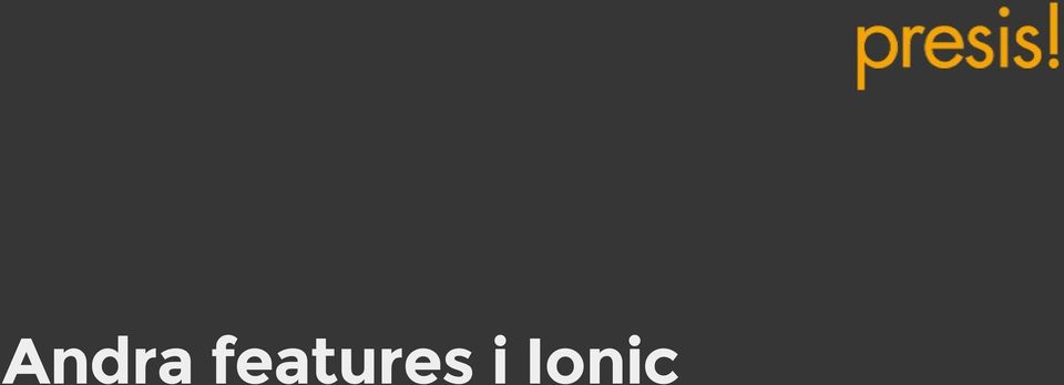 i Ionic