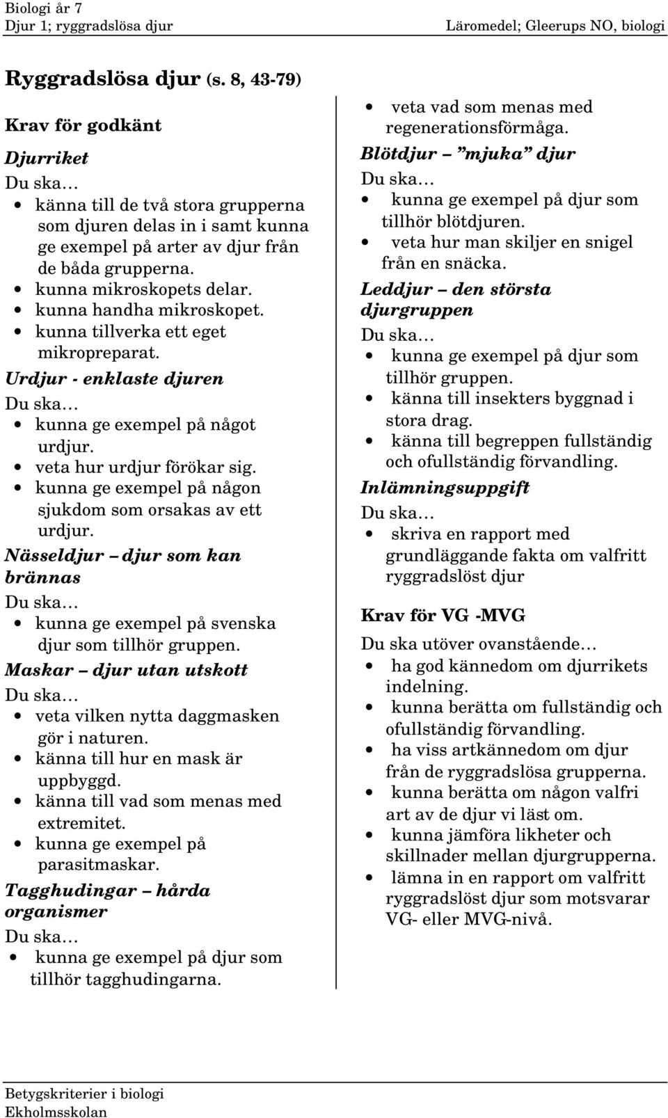 kunna ge exempel på någon sjukdom som orsakas av ett urdjur. Nässeldjur djur som kan brännas kunna ge exempel på svenska djur som tillhör gruppen.