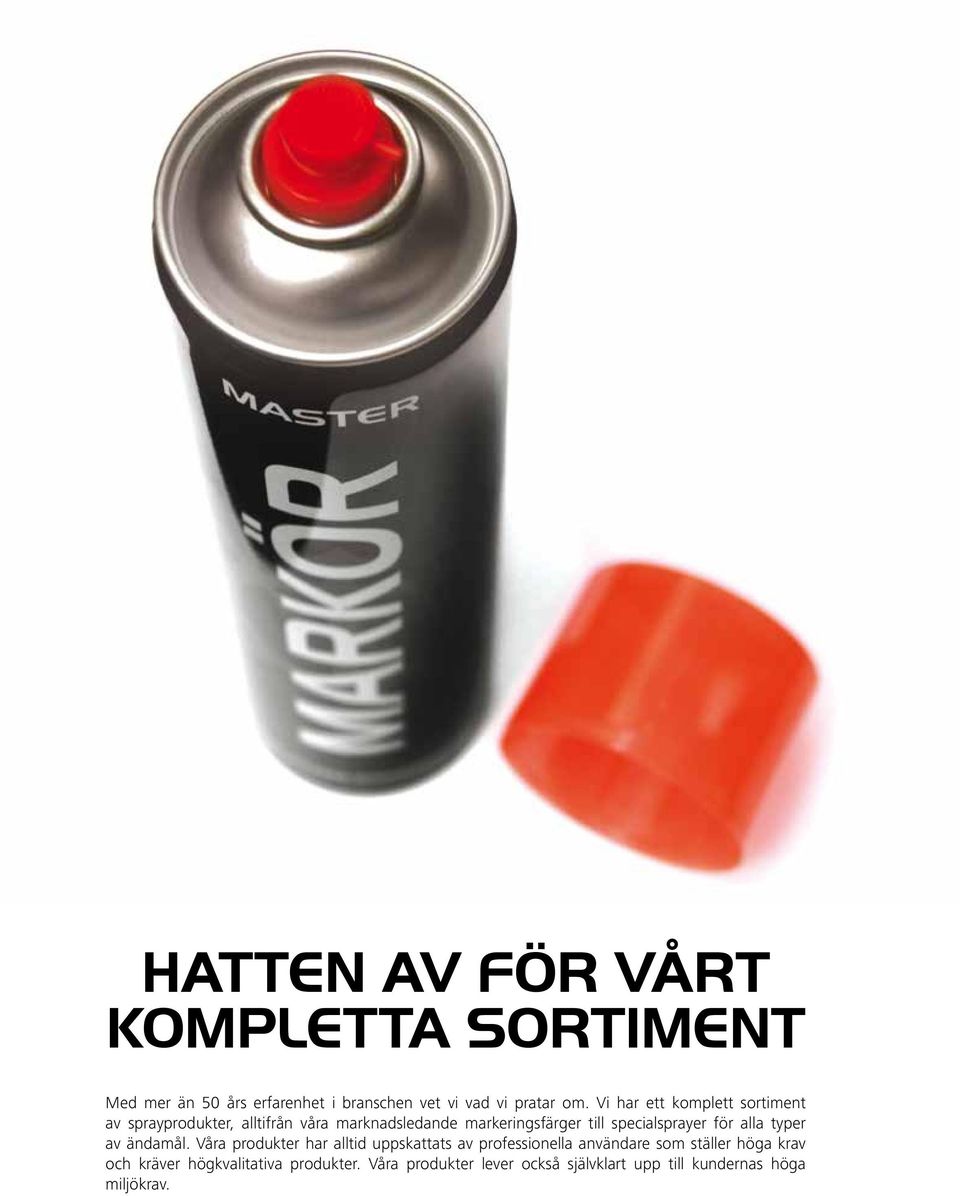 specialsprayer för alla typer av ändamål.