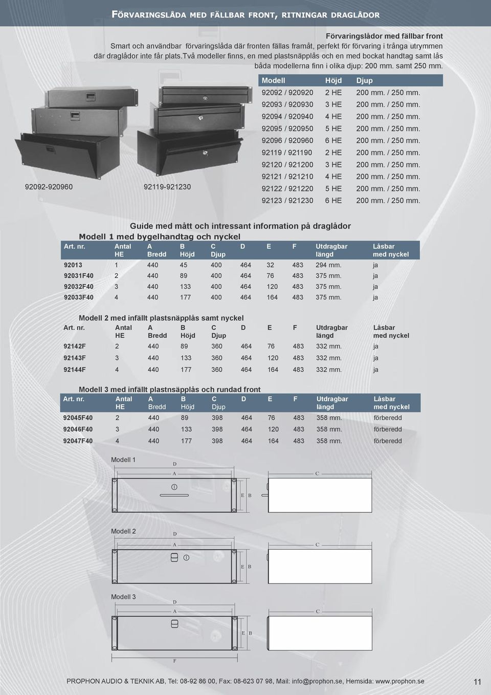 92092-920960 92119-921230 Höjd Djup 92092 / 920920 2 HE 200 mm. / 250 mm. 92093 / 920930 3 HE 200 mm. / 250 mm. 92094 / 920940 4 HE 200 mm. / 250 mm. 92095 / 920950 5 HE 200 mm. / 250 mm. 92096 / 920960 6 HE 200 mm.