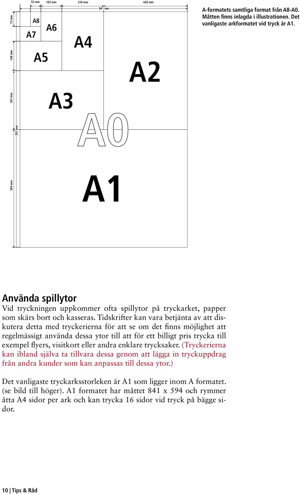 Tidskrifter kan vara betjänta av att diskutera detta med tryckerierna för att se om det finns möjlighet att regelmässigt använda dessa ytor till att för ett billigt pris trycka till exempel flyers,