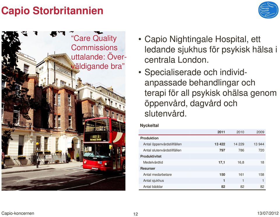 Specialiserade och individanpassade behandlingar och terapi för all psykisk ohälsa genom öppenvård, dagvård och slutenvård.