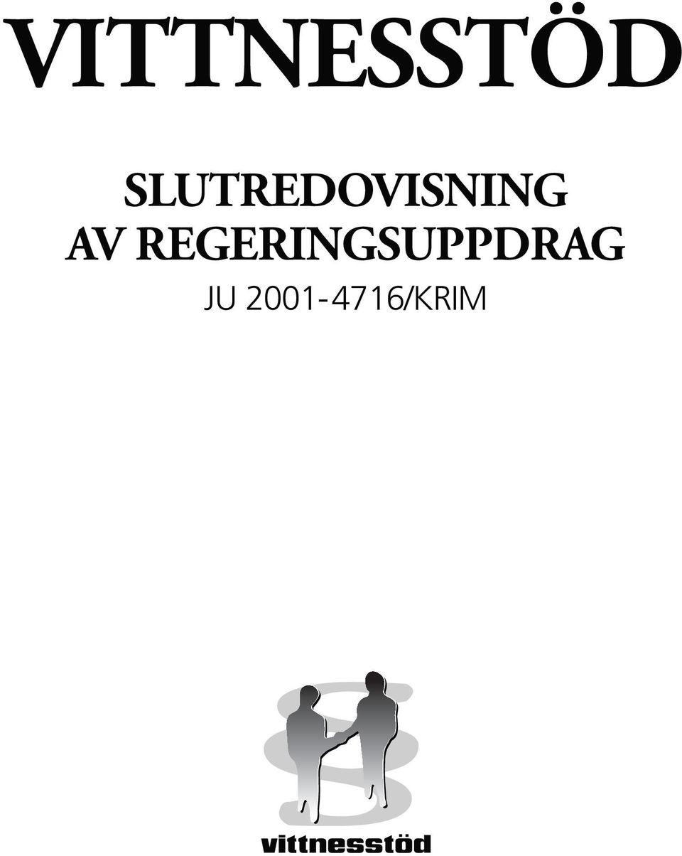 SLUTREDOVISNING AV