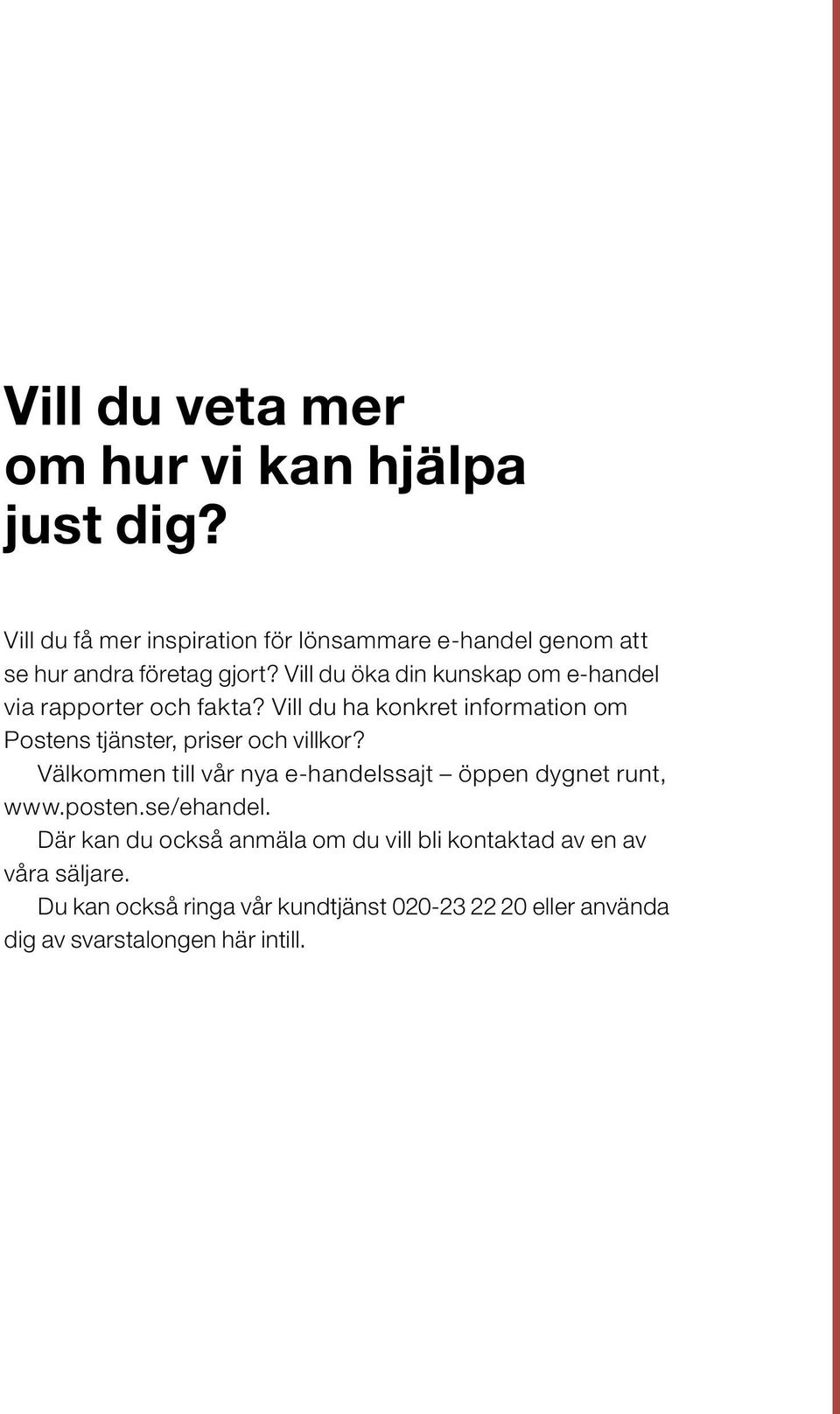 Vill du öka din kunskap om e-handel via rapporter och fakta?