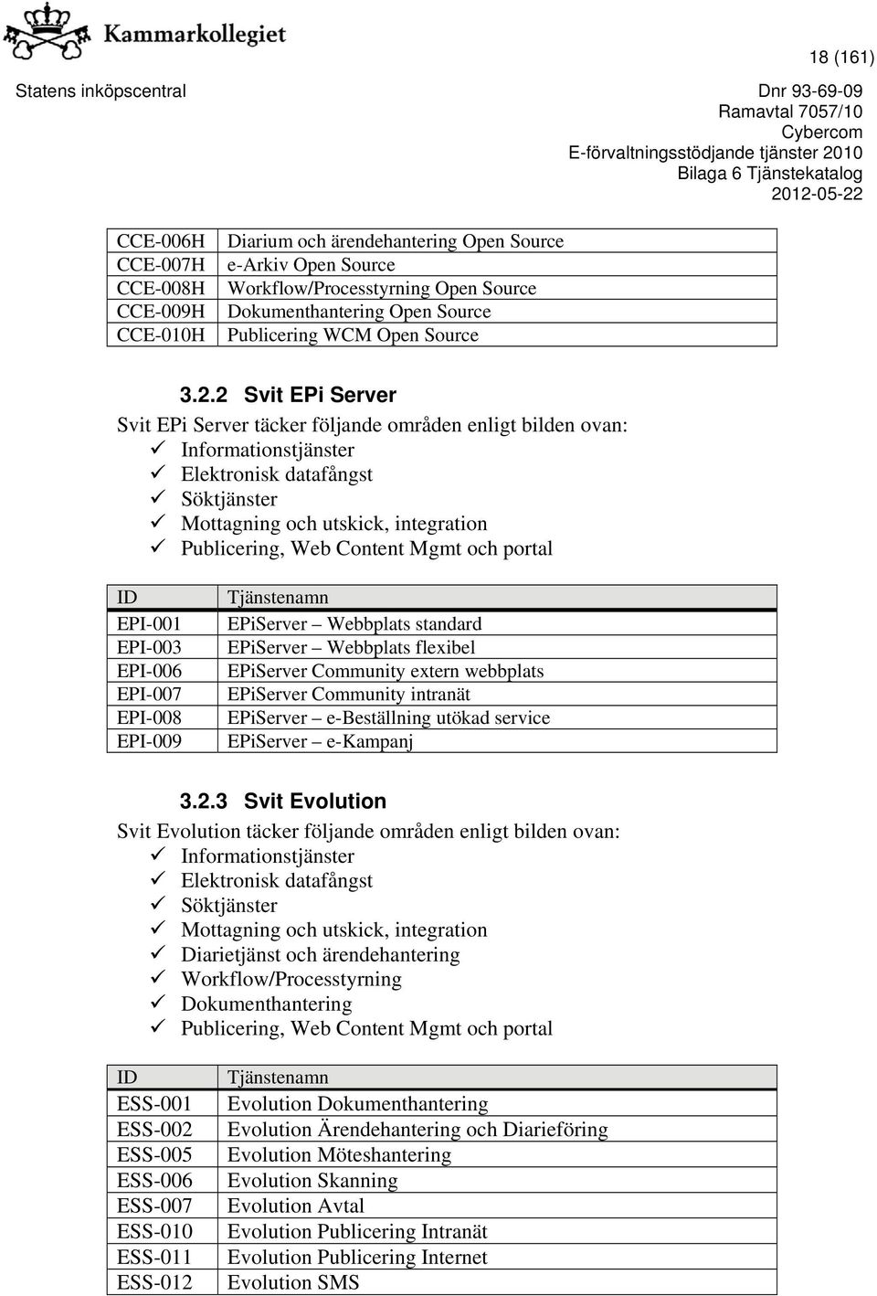 2 Svit EPi Server Svit EPi Server täcker följande områden enligt bilden ovan: Informationstjänster Elektronisk datafångst Söktjänster Mottagning och utskick, integration Publicering, Web Content Mgmt