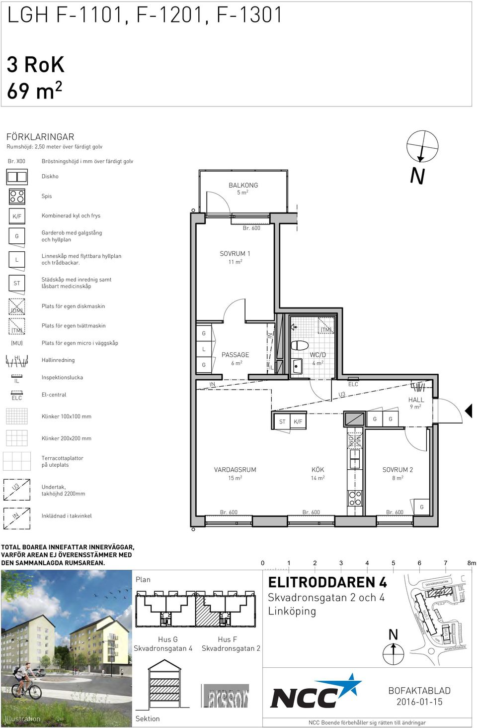 ERVÄAR, VARFÖR AREA EJ ÖVERESÄMMER MED DE SAMMAADA RUMSAREA.