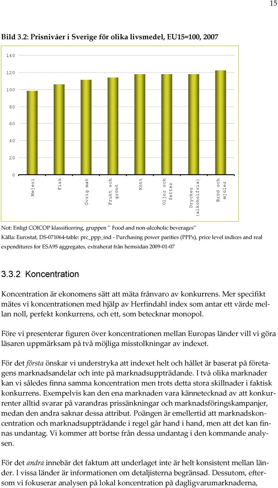 prc_ppp_ind - Purchasing power parities (PPPs), price level indices and real expenditures for ESA95 aggregates, extraherat från hemsidan 2009-01-07 3.