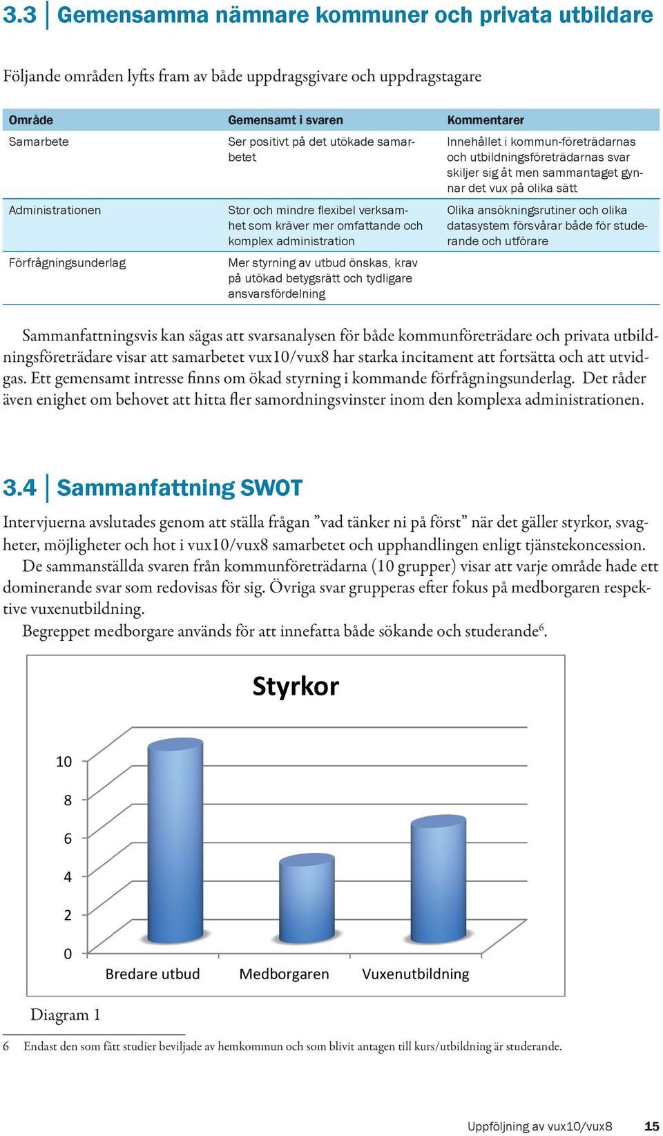 betygsrätt och tydligare ansvarsfördelning Innehållet i kommun-företrädarnas och utbildningsföreträdarnas svar skiljer sig åt men sammantaget gynnar det vux på olika sätt Olika ansökningsrutiner och