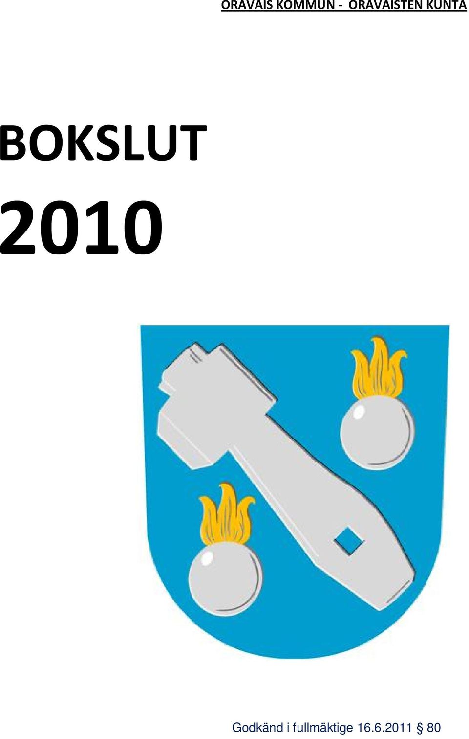 BOKSLUT 2010 Godkänd