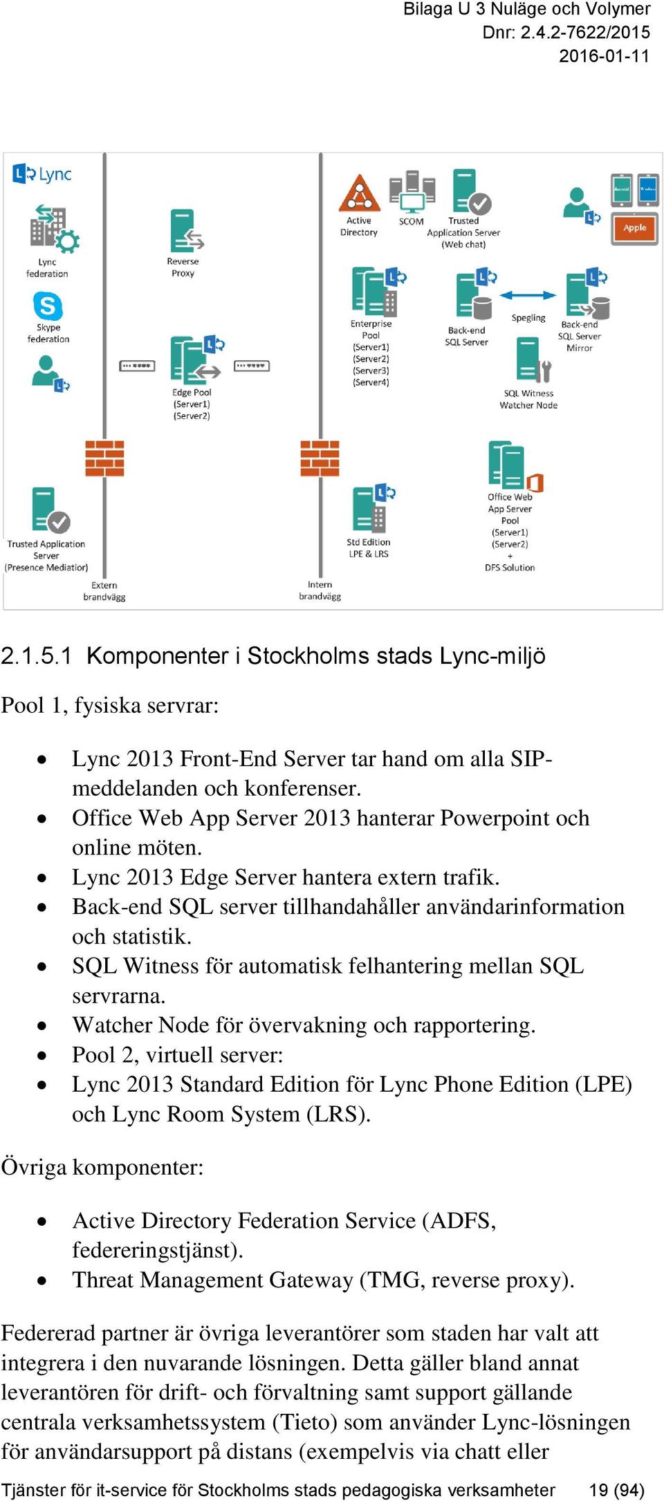 SQL Witness för automatisk felhantering mellan SQL servrarna. Watcher Node för övervakning och rapportering.