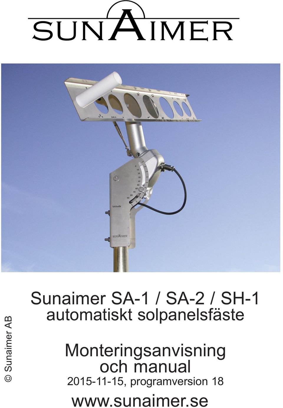 Monteringsanvisning och manual