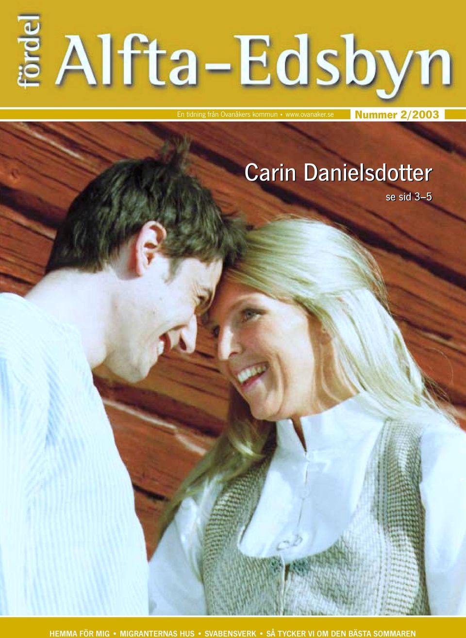 se Nummer 2/2003 Carin Danielsdotter se