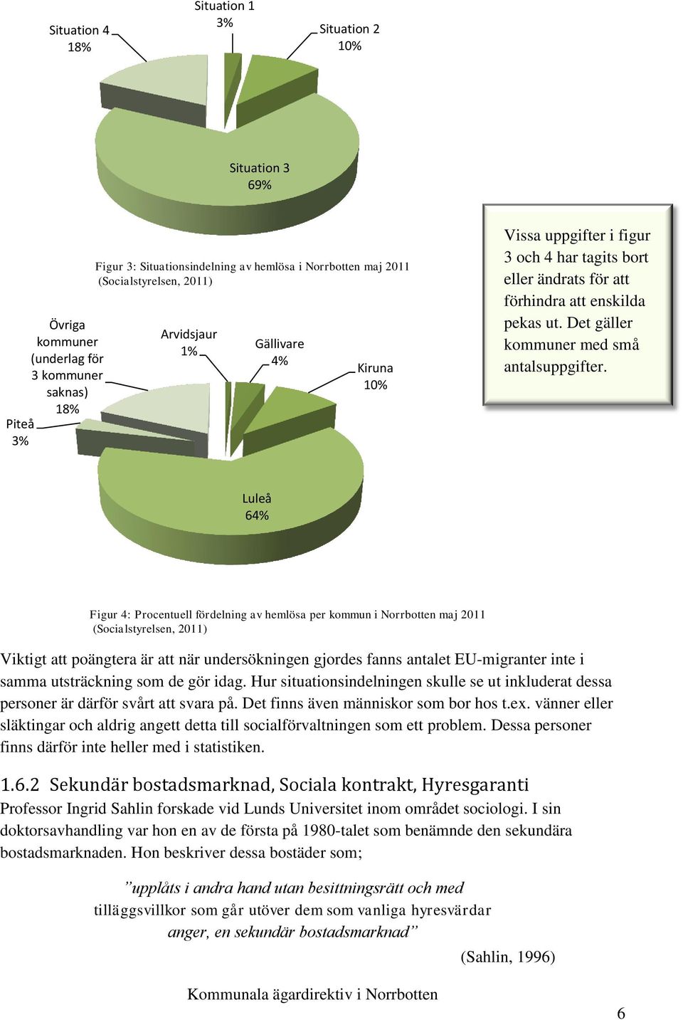 Det gäller kommuner med små antalsuppgifter.