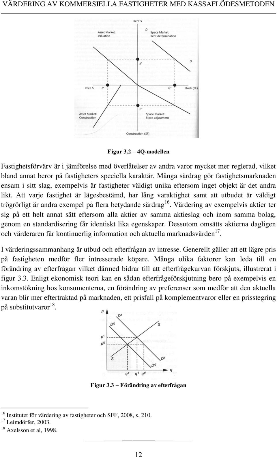 Att varje fastighet är lägesbestämd, har lång varaktighet samt att utbudet är väldigt trögrörligt är andra exempel på flera betydande särdrag 16.