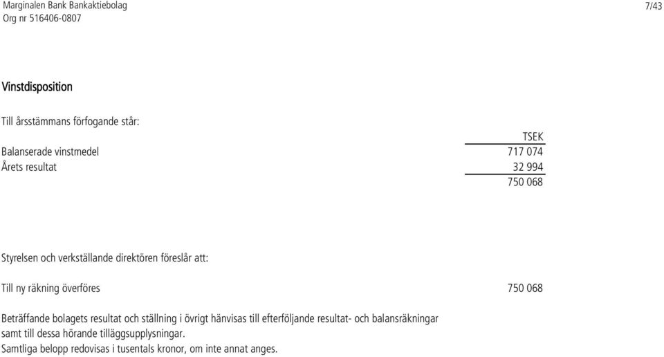 Beträffande bolagets resultat och ställning i övrigt hänvisas till efterföljande resultat- och